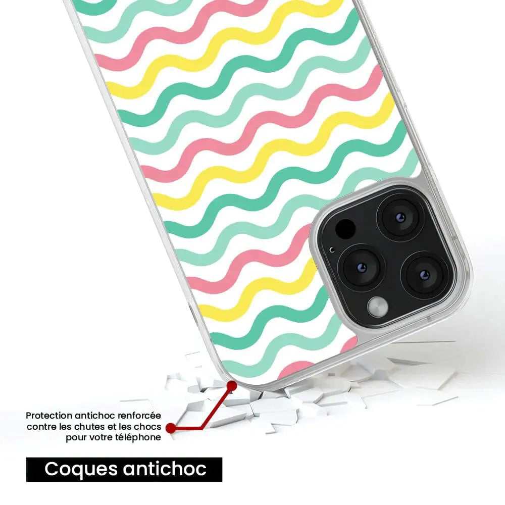 Vagues colorees