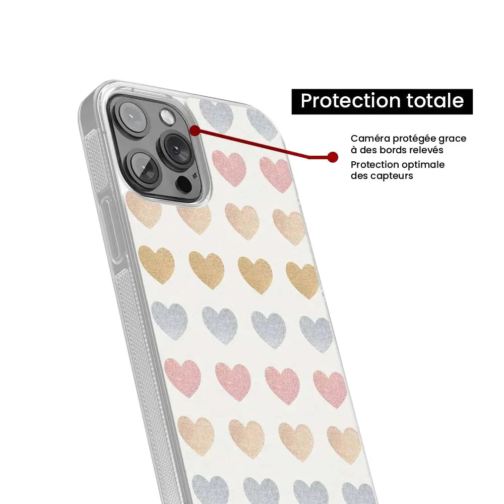 Glitter hearts