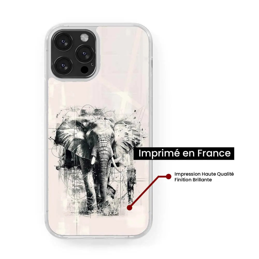 SB Éléphant N&B