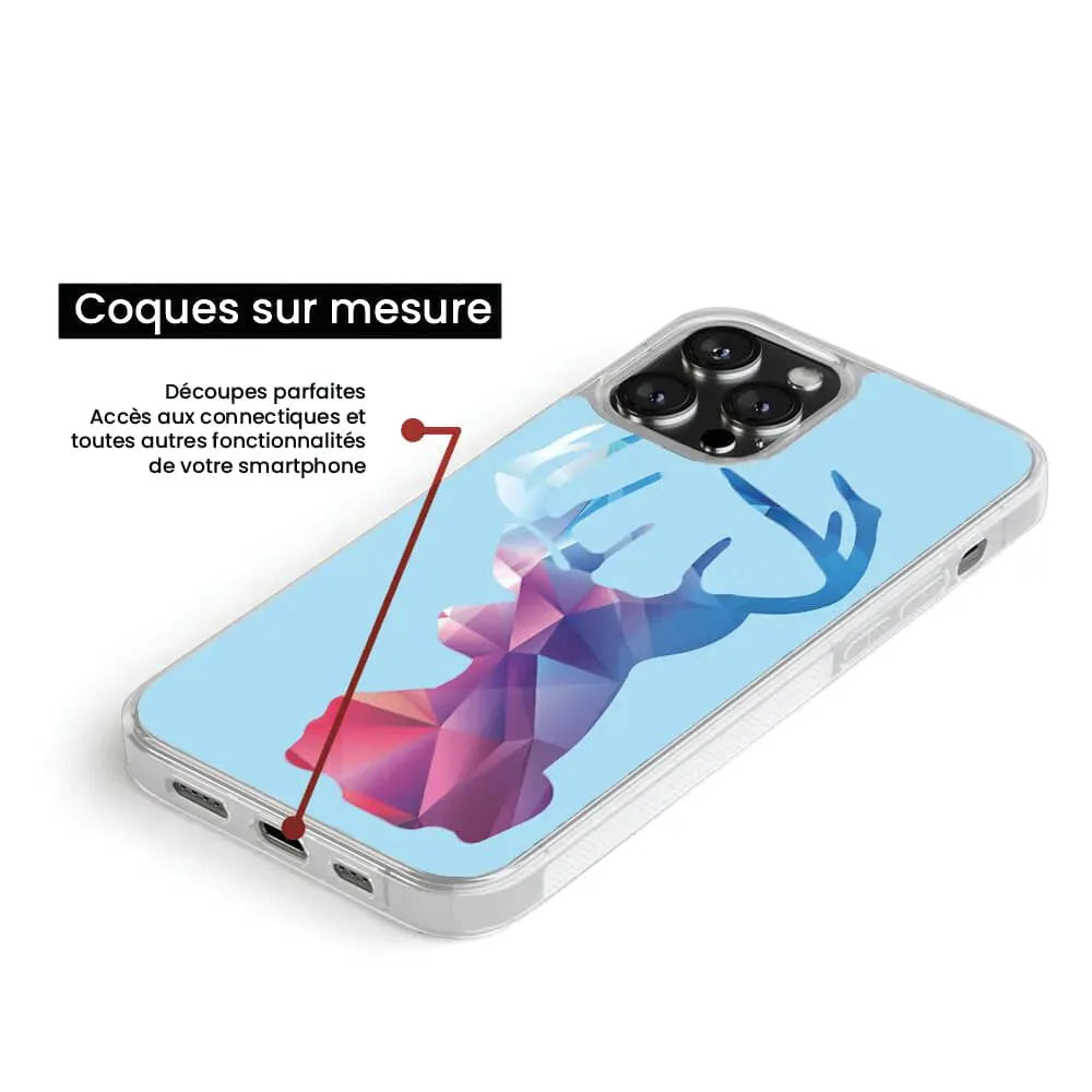 Cerf Hipster Bleu