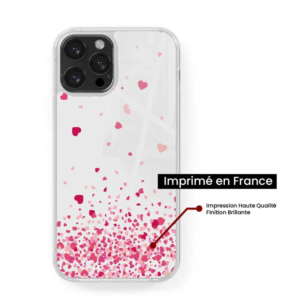 Confettis de Coeurs Rose