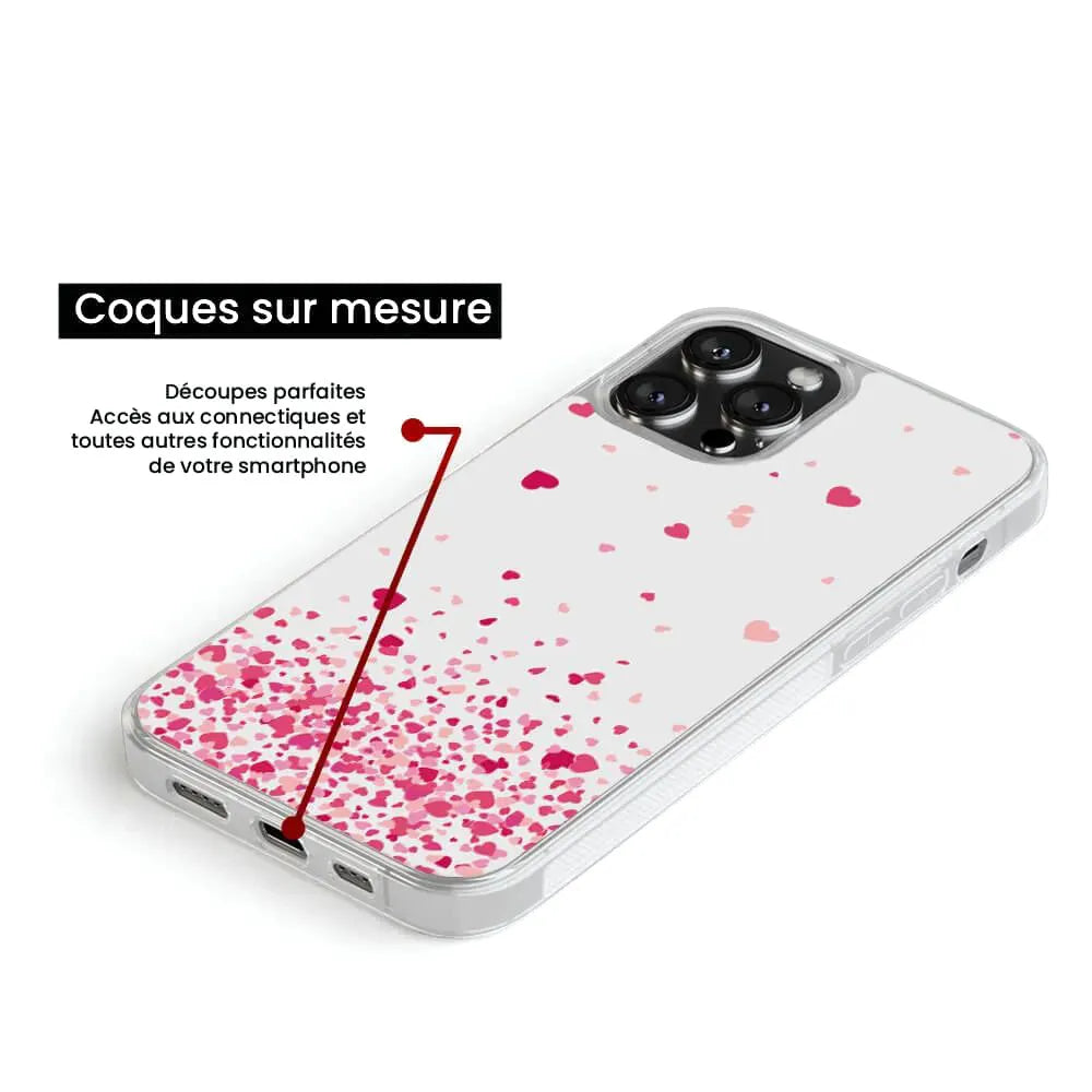 Confettis de Coeurs Rose