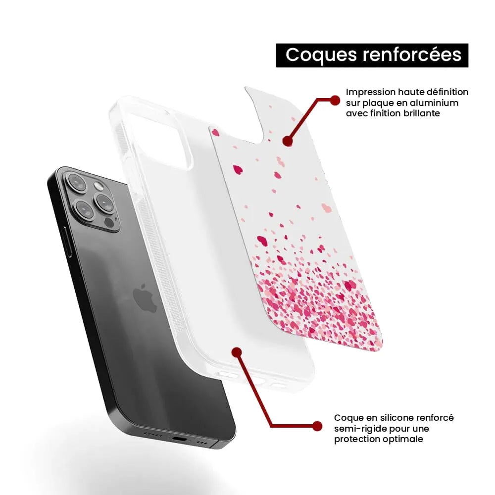 Confettis de Coeurs Rose