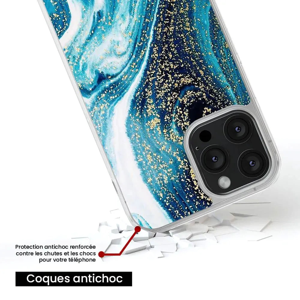 Marbre Bleu Pailleté