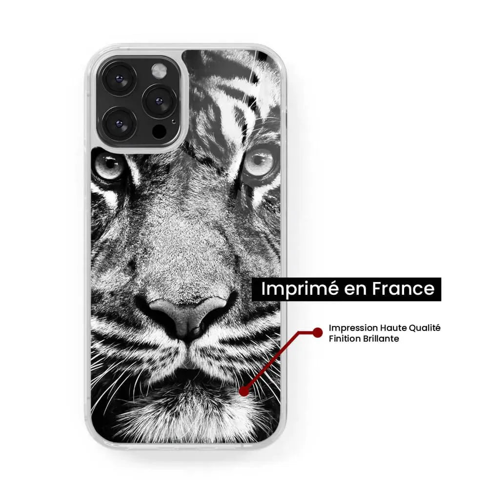 Tigre blanc et noir