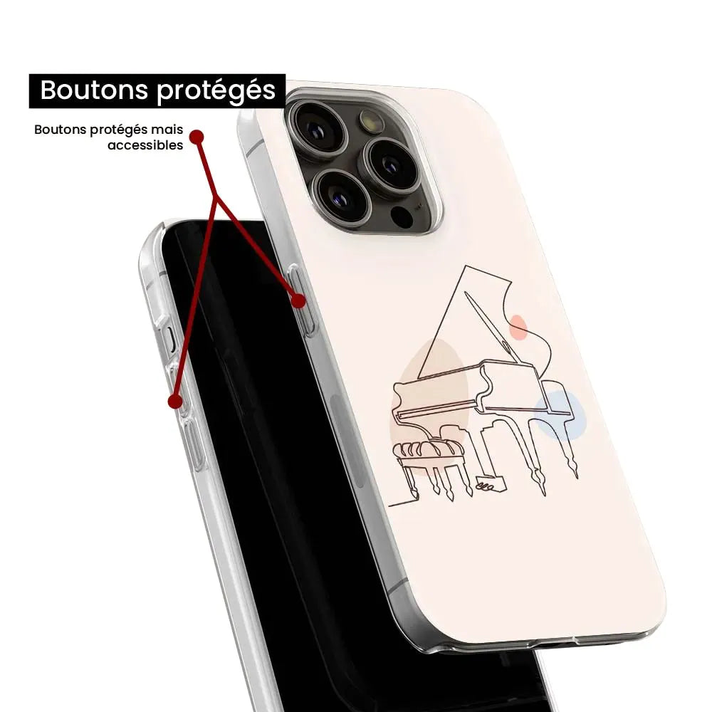 Piano line art