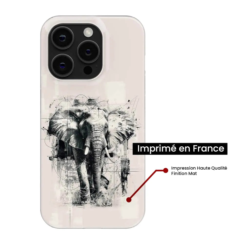 SB Éléphant N&B