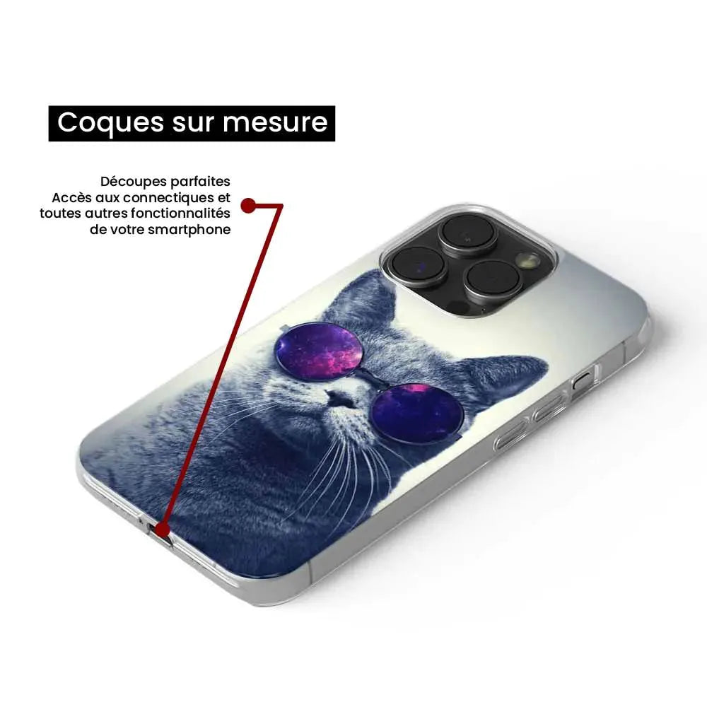 Chat à lunette