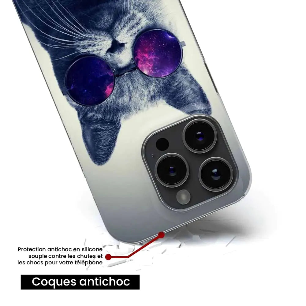 Chat à lunette