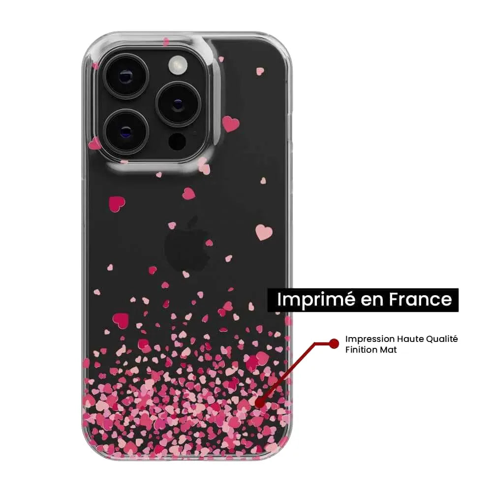 Confettis de Coeurs Rose