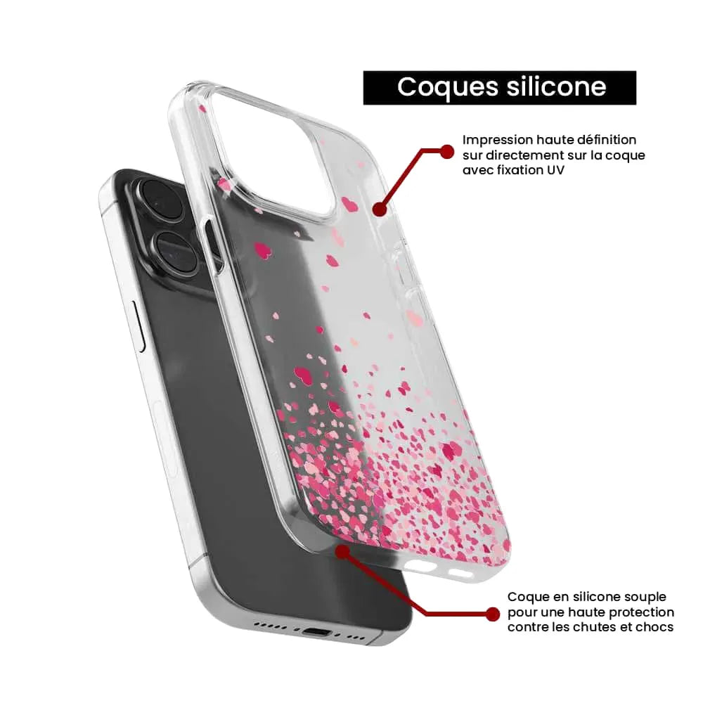 Confettis de Coeurs Rose
