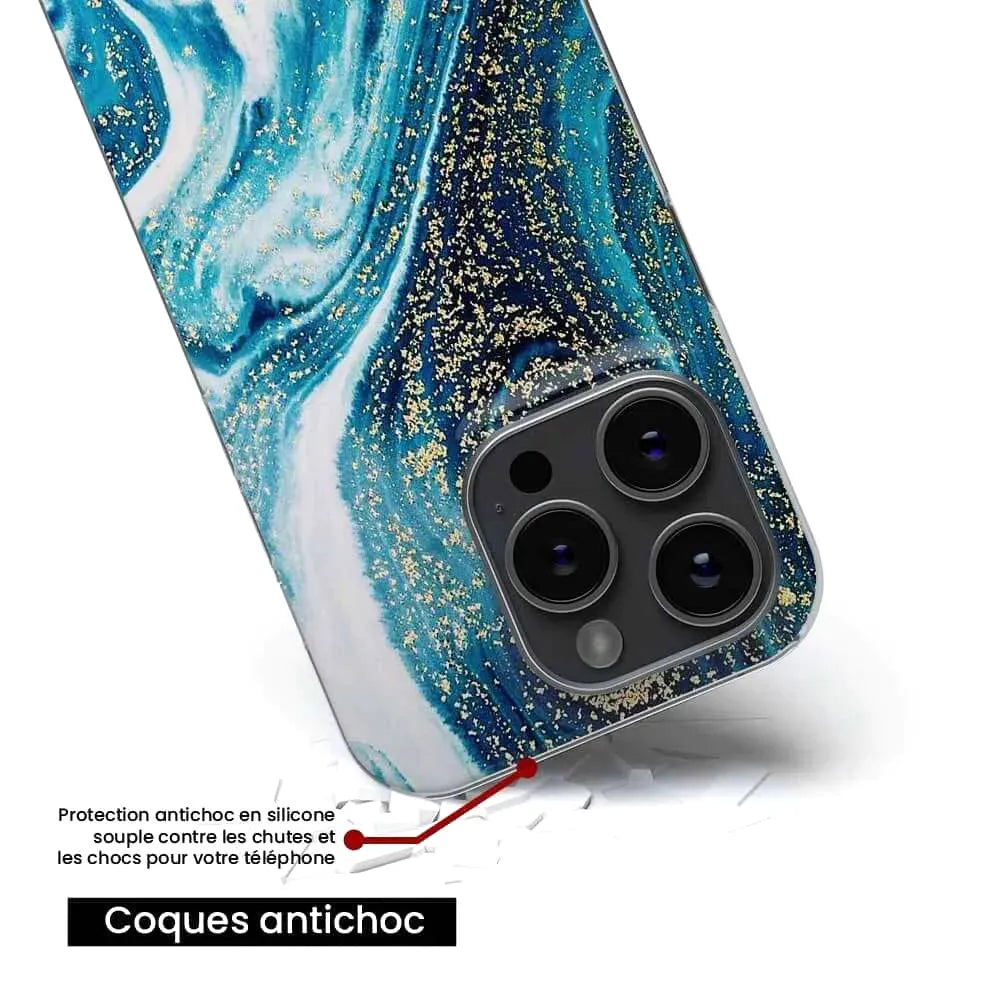 Marbre Bleu Pailleté