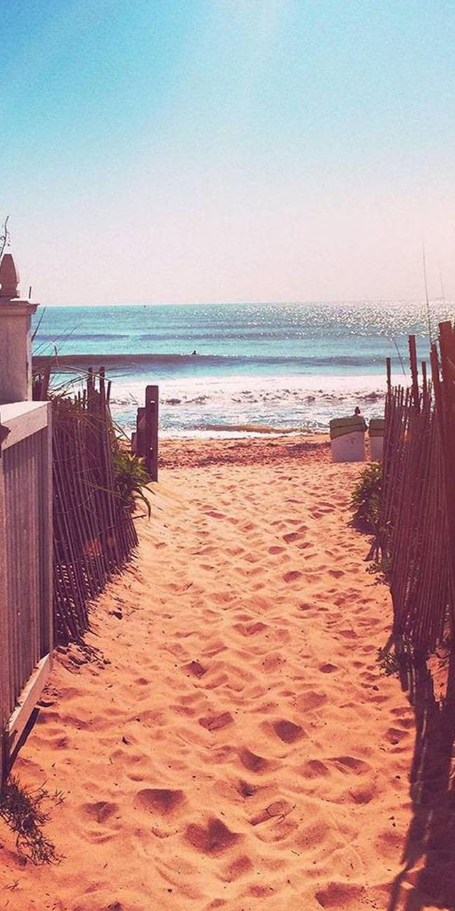 Chemin de plage