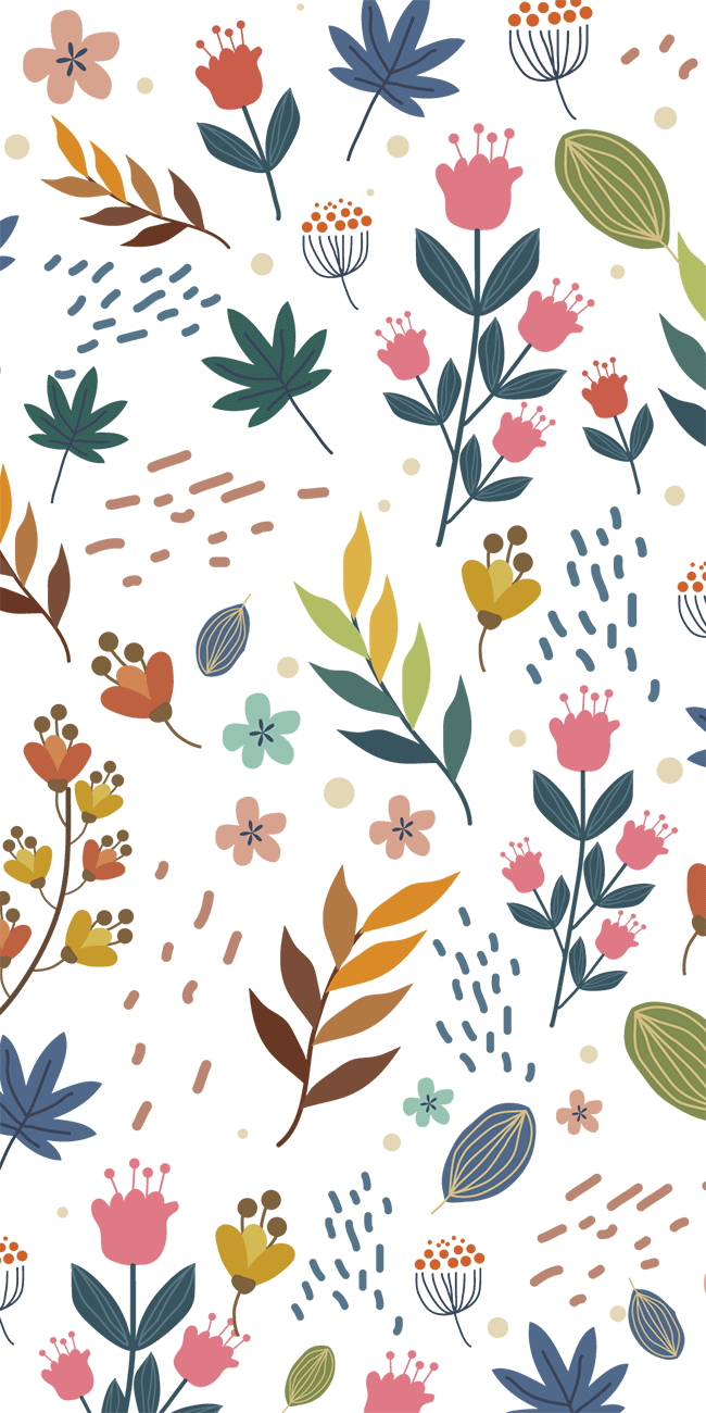 Fleurs colorées
