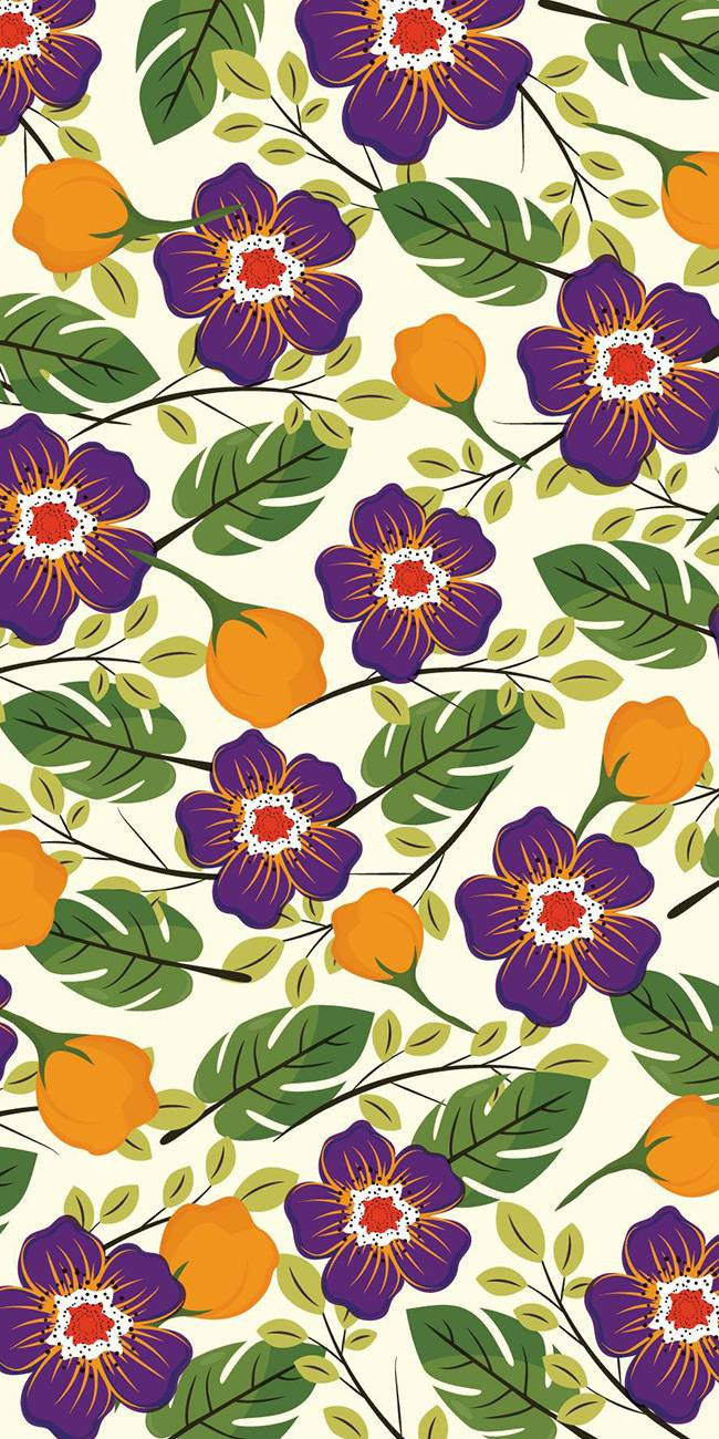 Fleurs Violettes