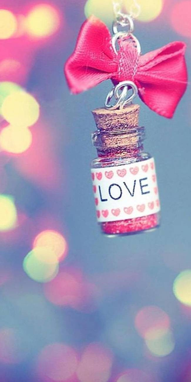 Love noeud rose