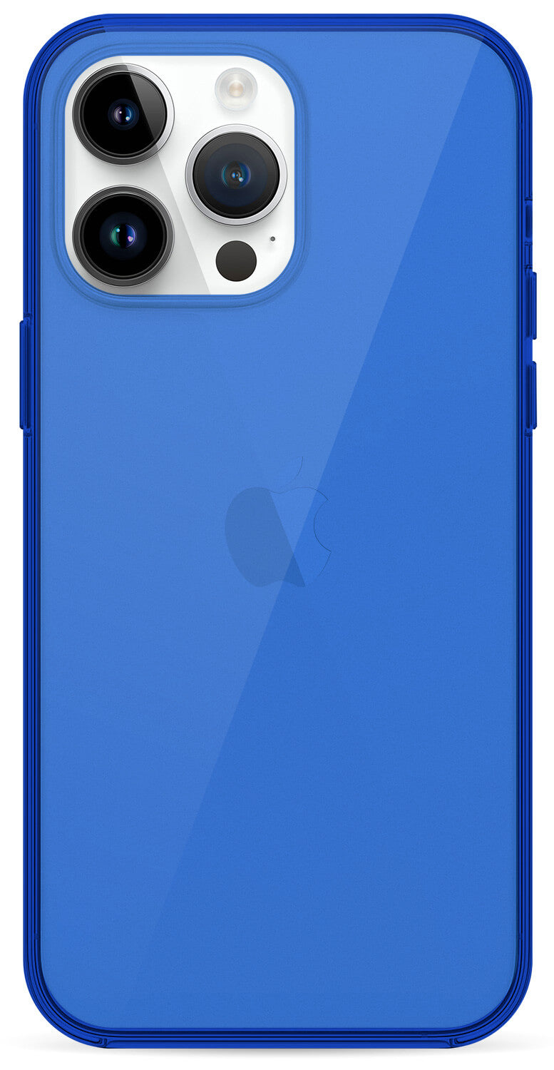Coque en silicone Givré Bleu