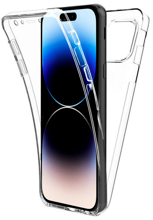 Coque en silicone intégrale Transparent