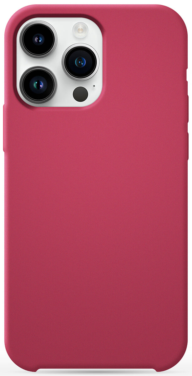 Coque en silicone Soft Touch Rouge pale