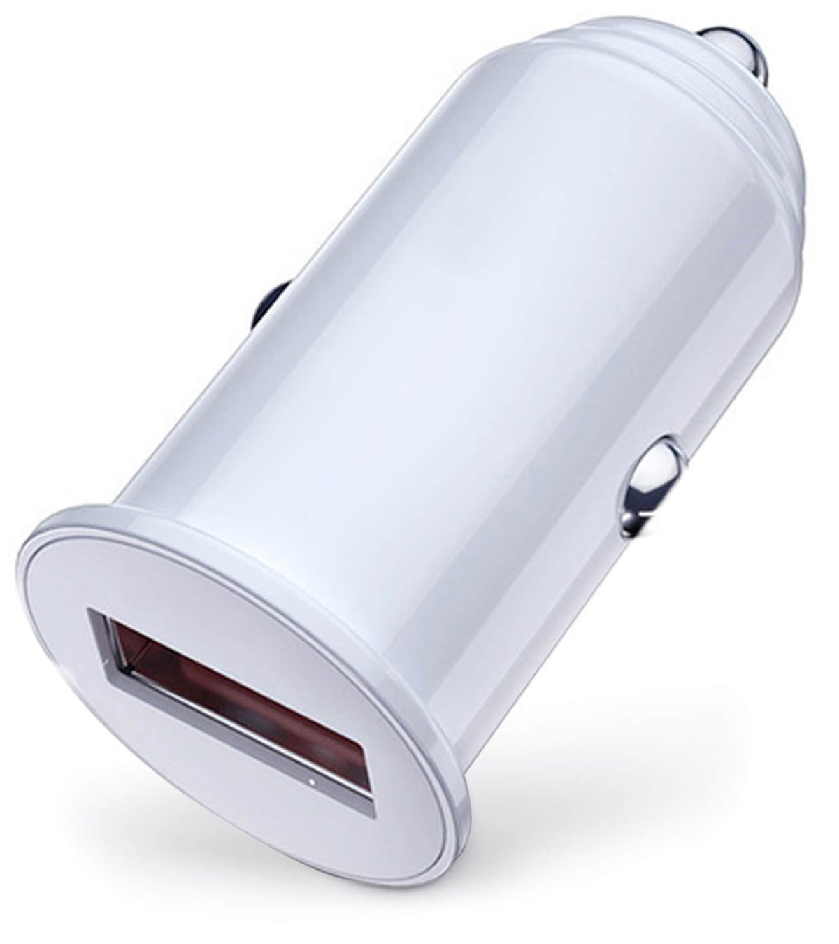 Chargeur allume cigare USB 1A - Blanc