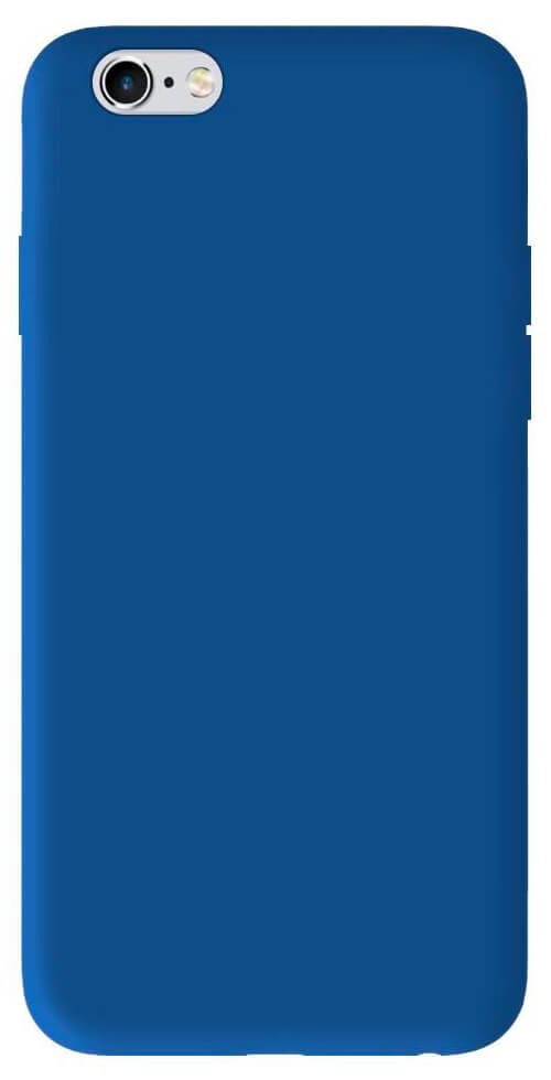 Coque en silicone Mat Bleu pour Apple iPhone 6 / 6s