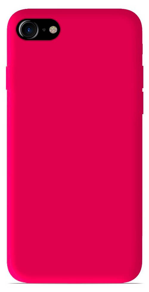 Coque en silicone Mat Rose Flash pour Apple iPhone 7 Plus