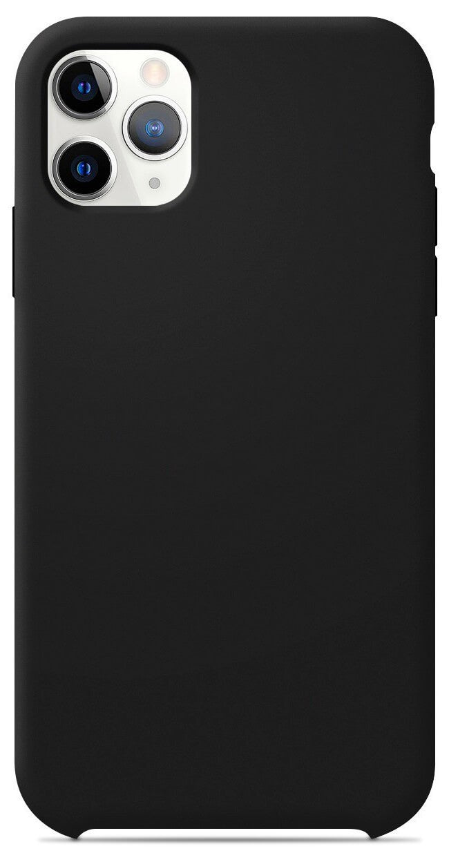 Coque en silicone Soft Touch Noir iPhone 11 Pro Max