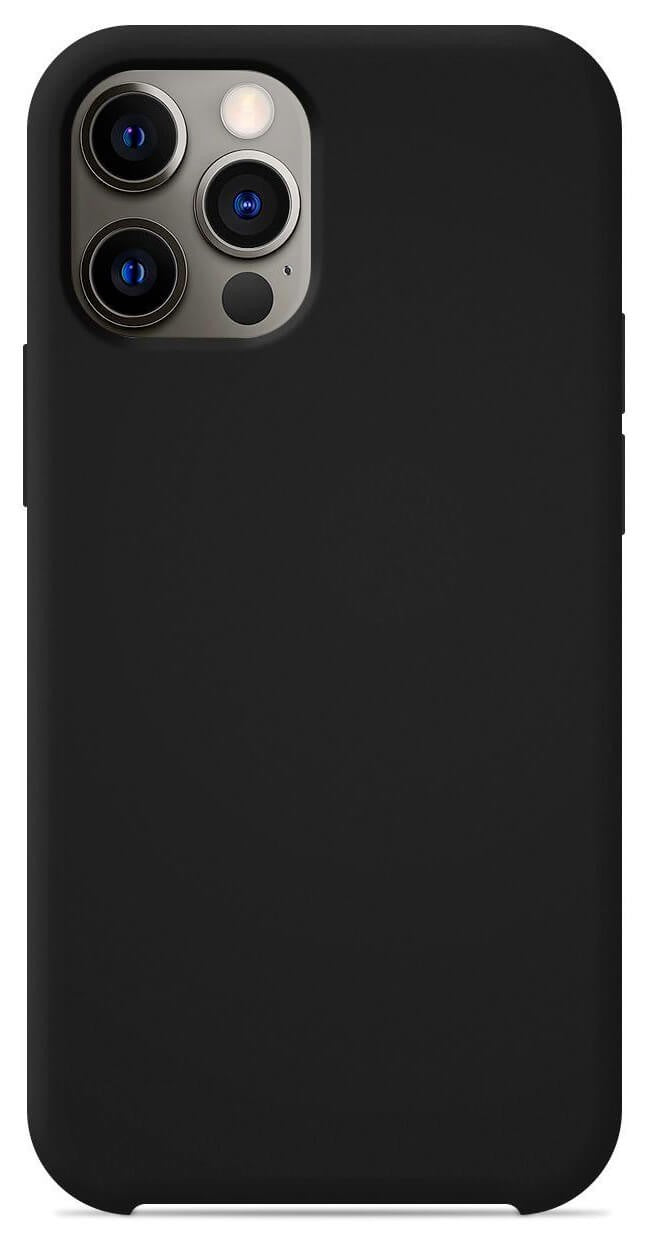 Coque en silicone Soft Touch Noir pour Apple iPhone 12 Pro