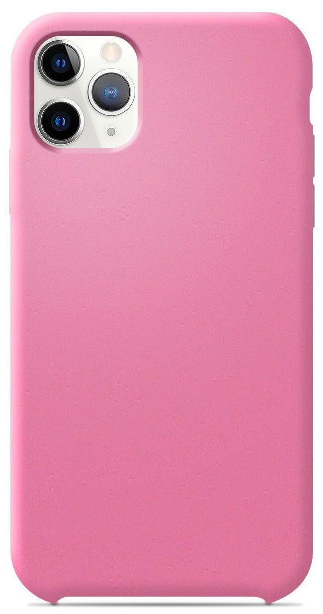 Coque en silicone Soft Touch Rose Bonbon iPhone 11 Pro