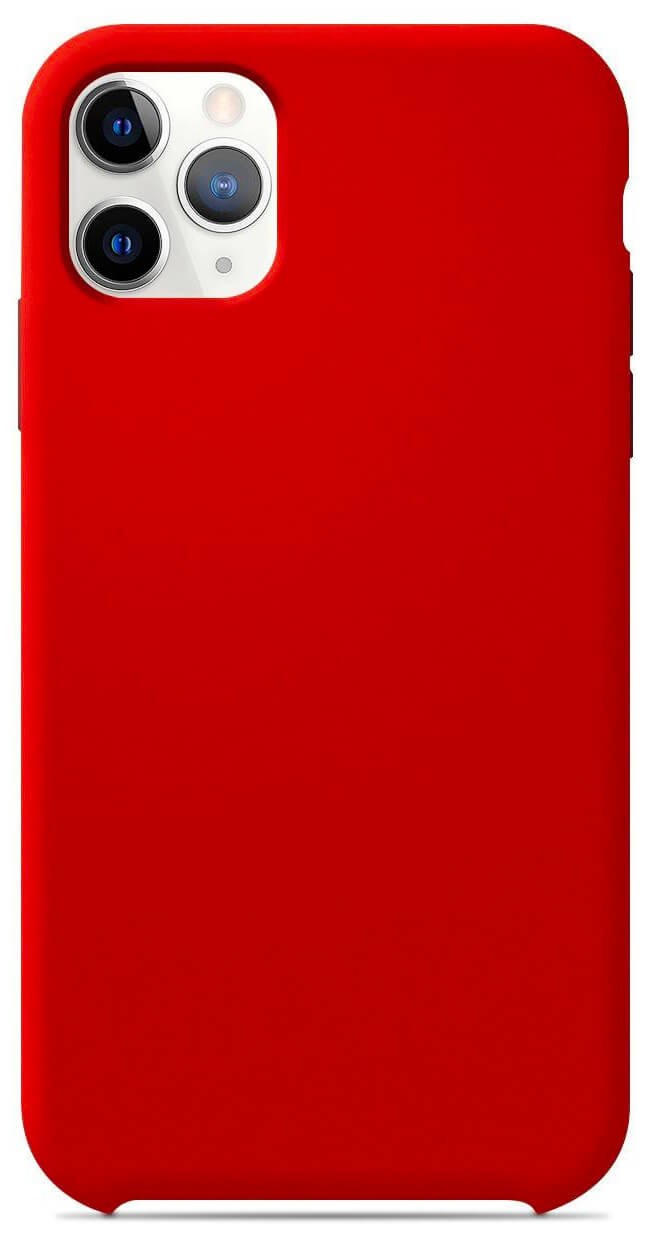 Coque en silicone Soft Touch Rouge iPhone 11 Pro
