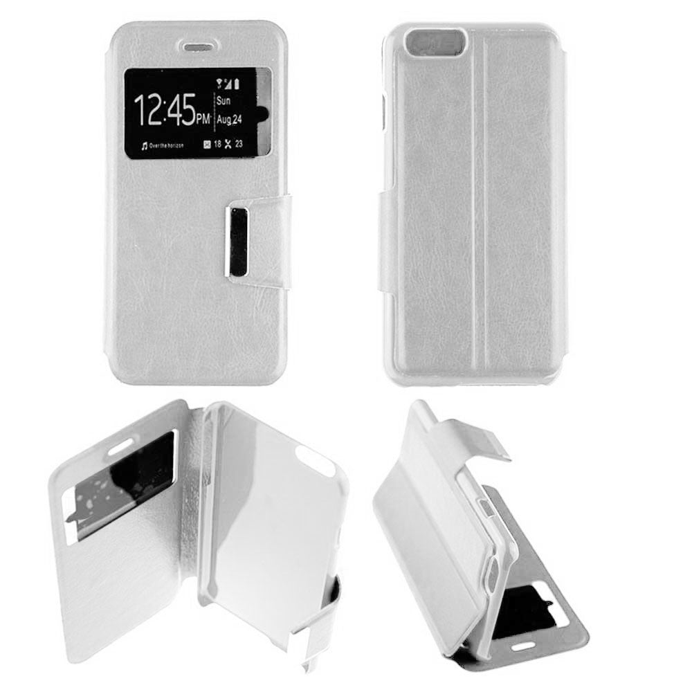 Etui folio en Simili cuir Blanc pour Apple iPhone 7 Plus