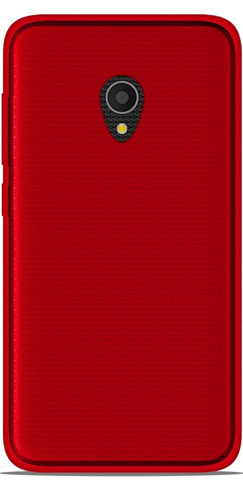Coque en silicone Givré Rouge pour Alcatel U5 4G