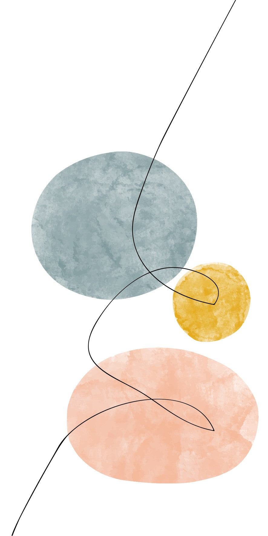 One line bleu