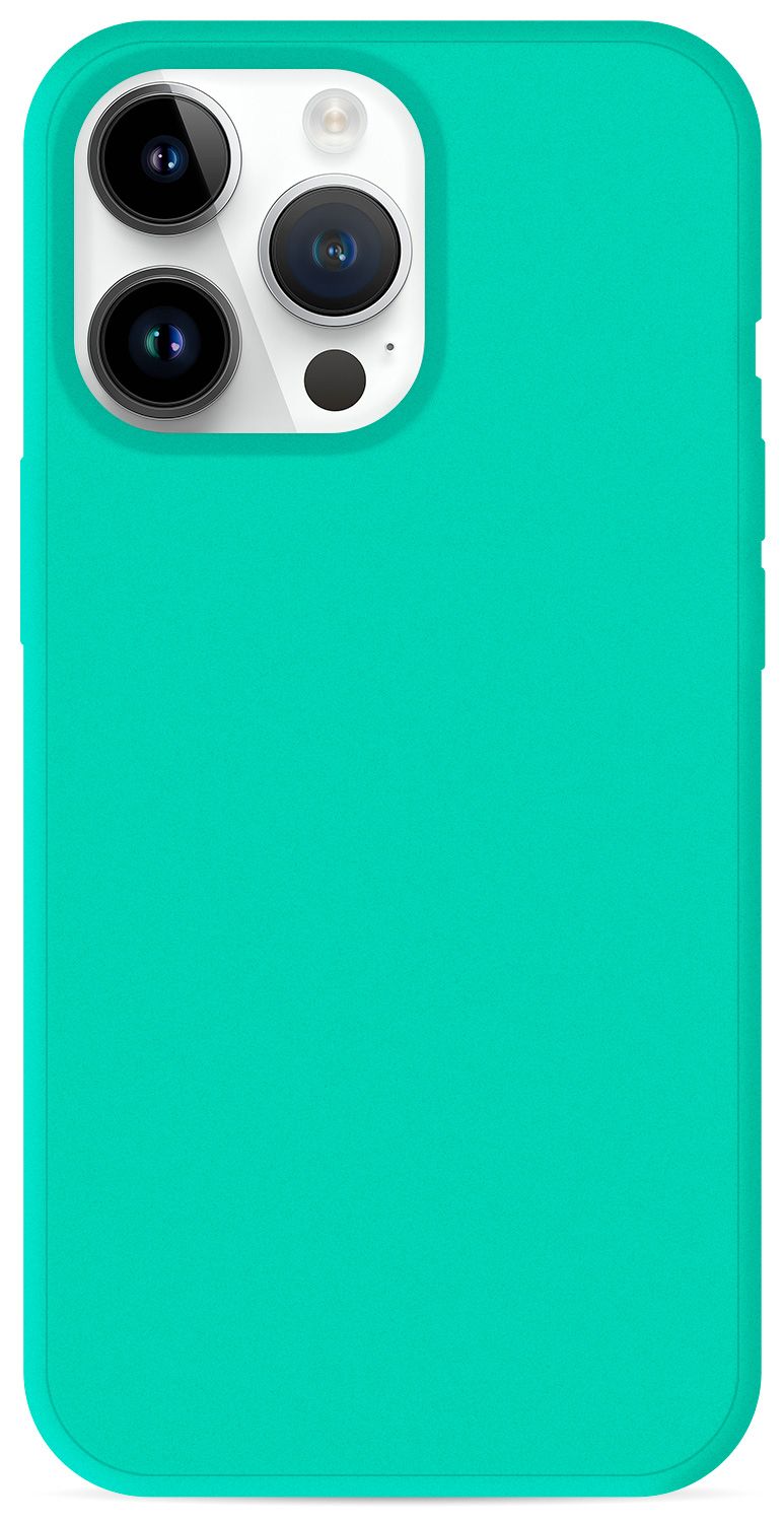 Coque en silicone Mat Vert d'eau