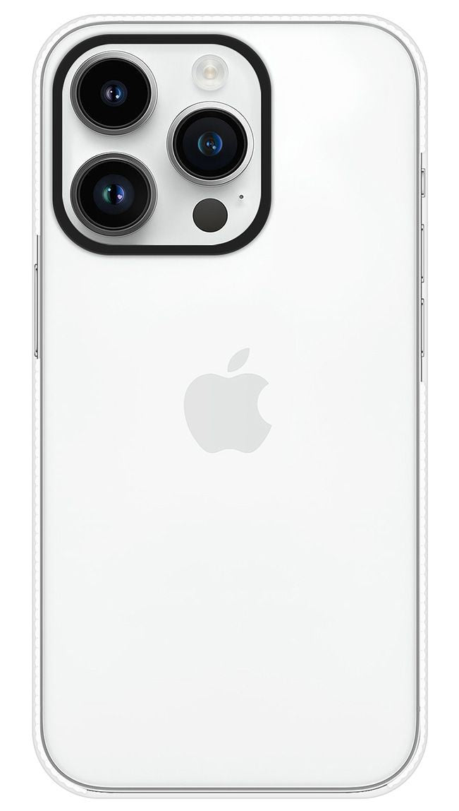 Coque en silicone Bumper transparent pour Apple iPhone 14 Pro