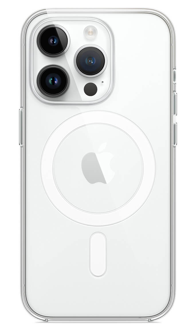 Coque en silicone MagSafe Transparent
