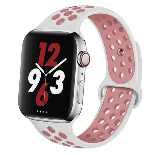 Bracelet pour Apple Watch en silicone à trous