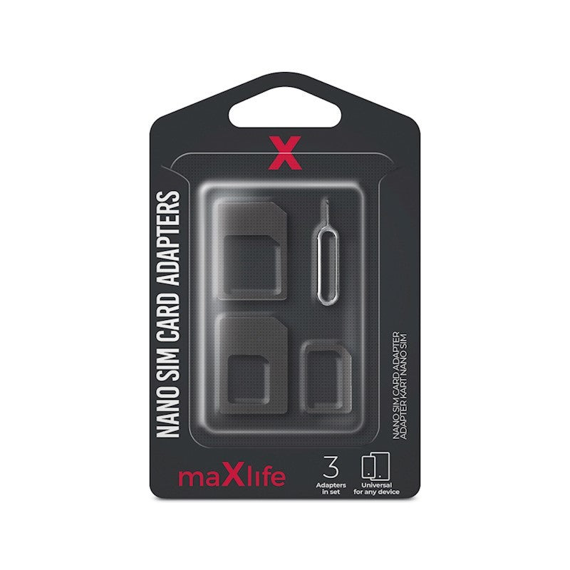 Adaptateurs de carte Nano SIM - Noir