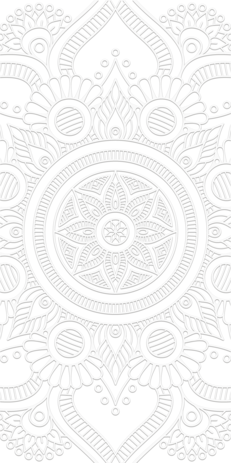 Mandala blanc