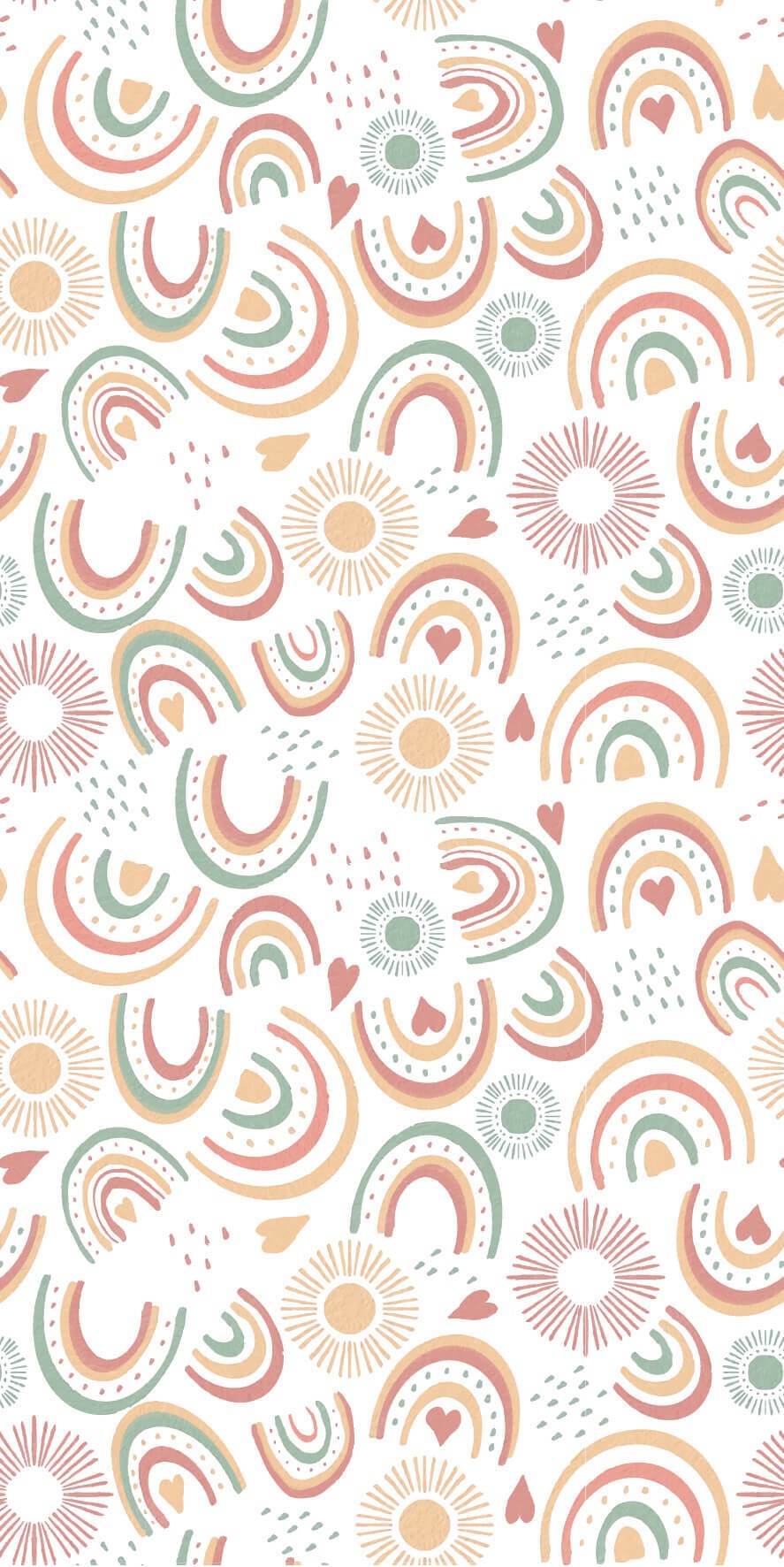 Pastel rainbow
