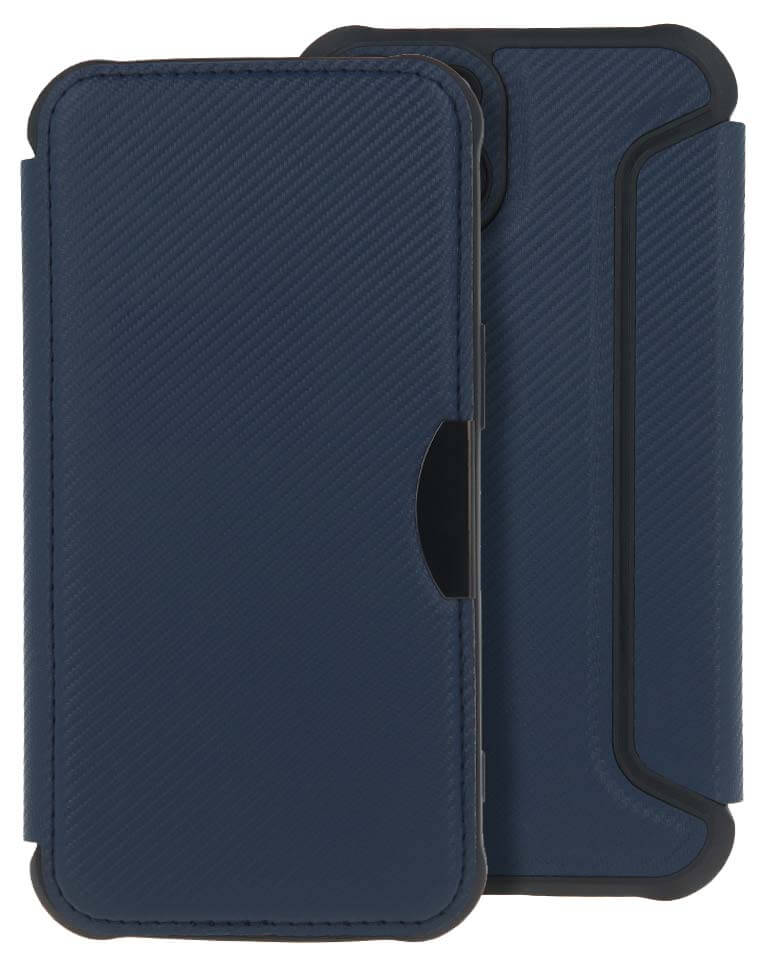 Étui Folio Smart Carbon Bleu
