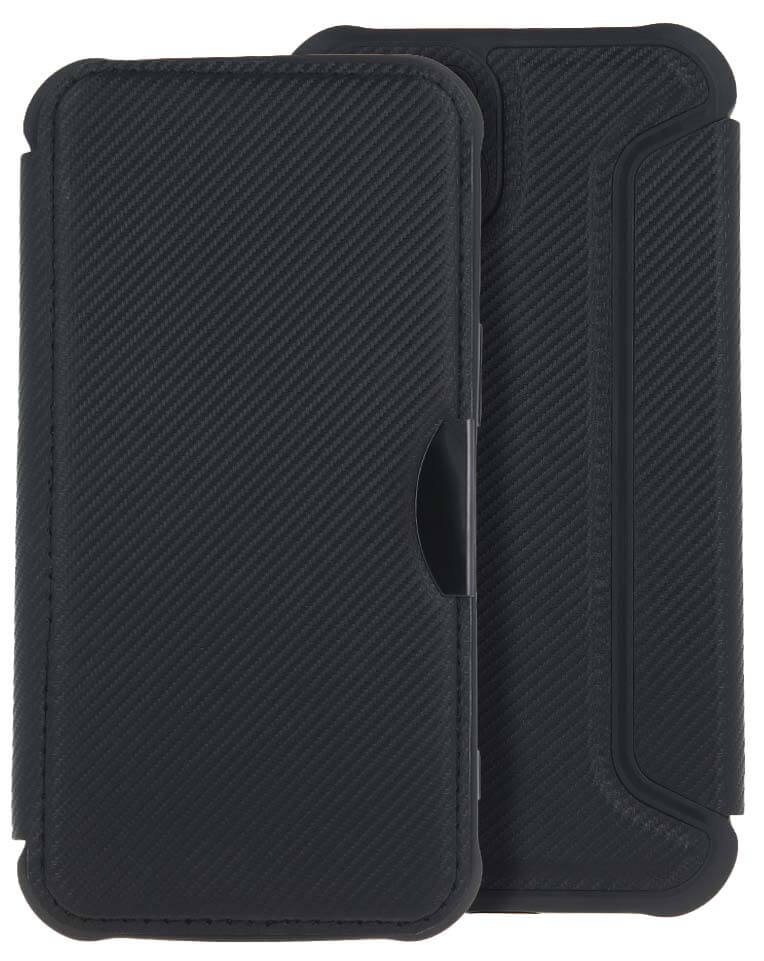 Étui Folio Smart Carbon Noir