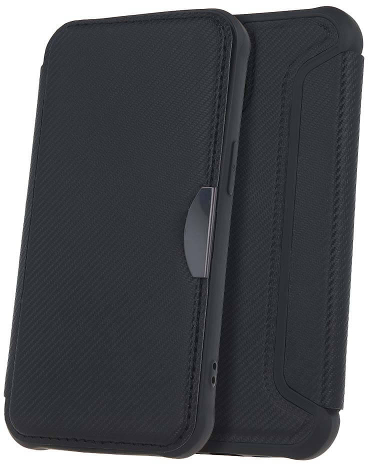 Étui Folio Smart Carbon Noir