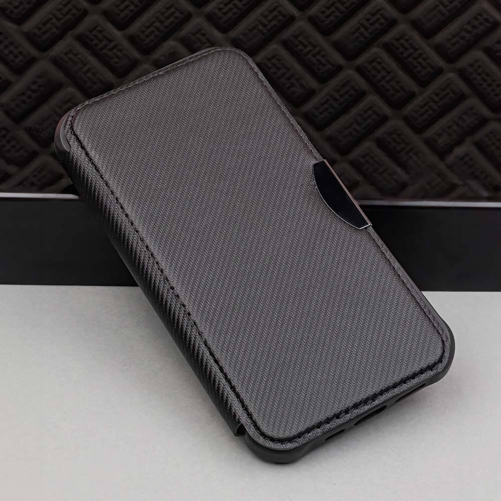 Étui Folio Smart Carbon Noir