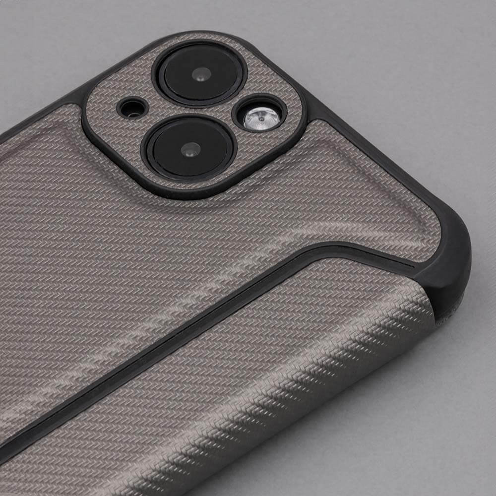 Étui Folio Smart Carbon Silver