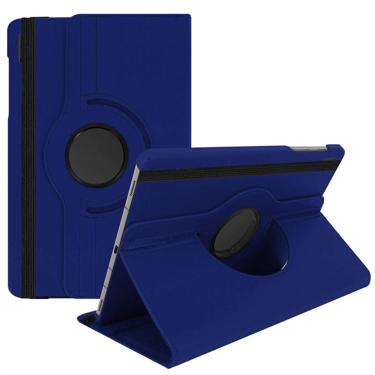 Etui housse tablette en Simili cuir Bleu