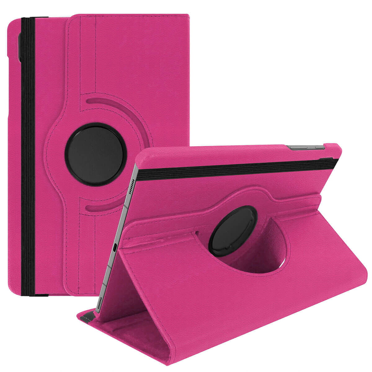 Etui housse tablette en Simili cuir Rose