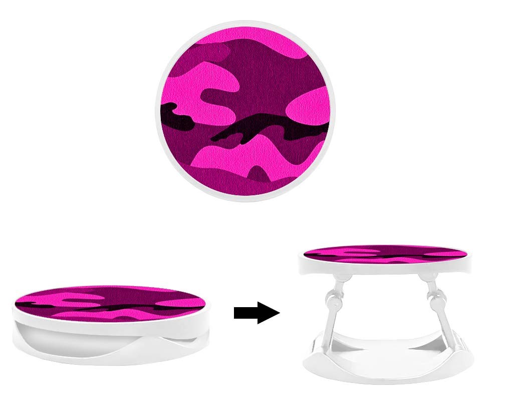 Grip imprimé | Design Camouflage rose