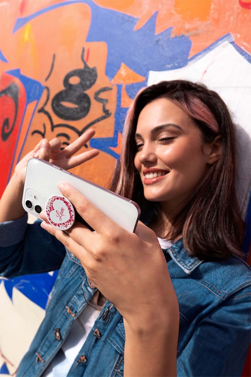 Grip imprimé | Design Confettis de Coeurs Love