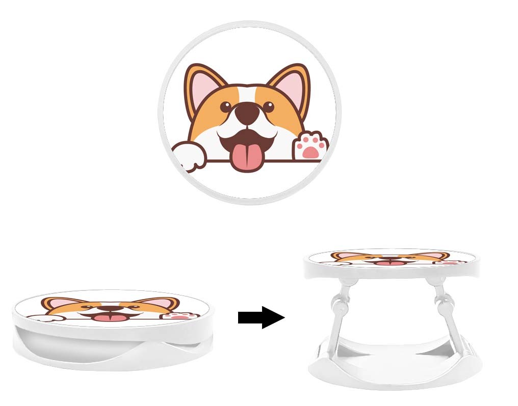 Grip imprimé | Design Coucou Corgi